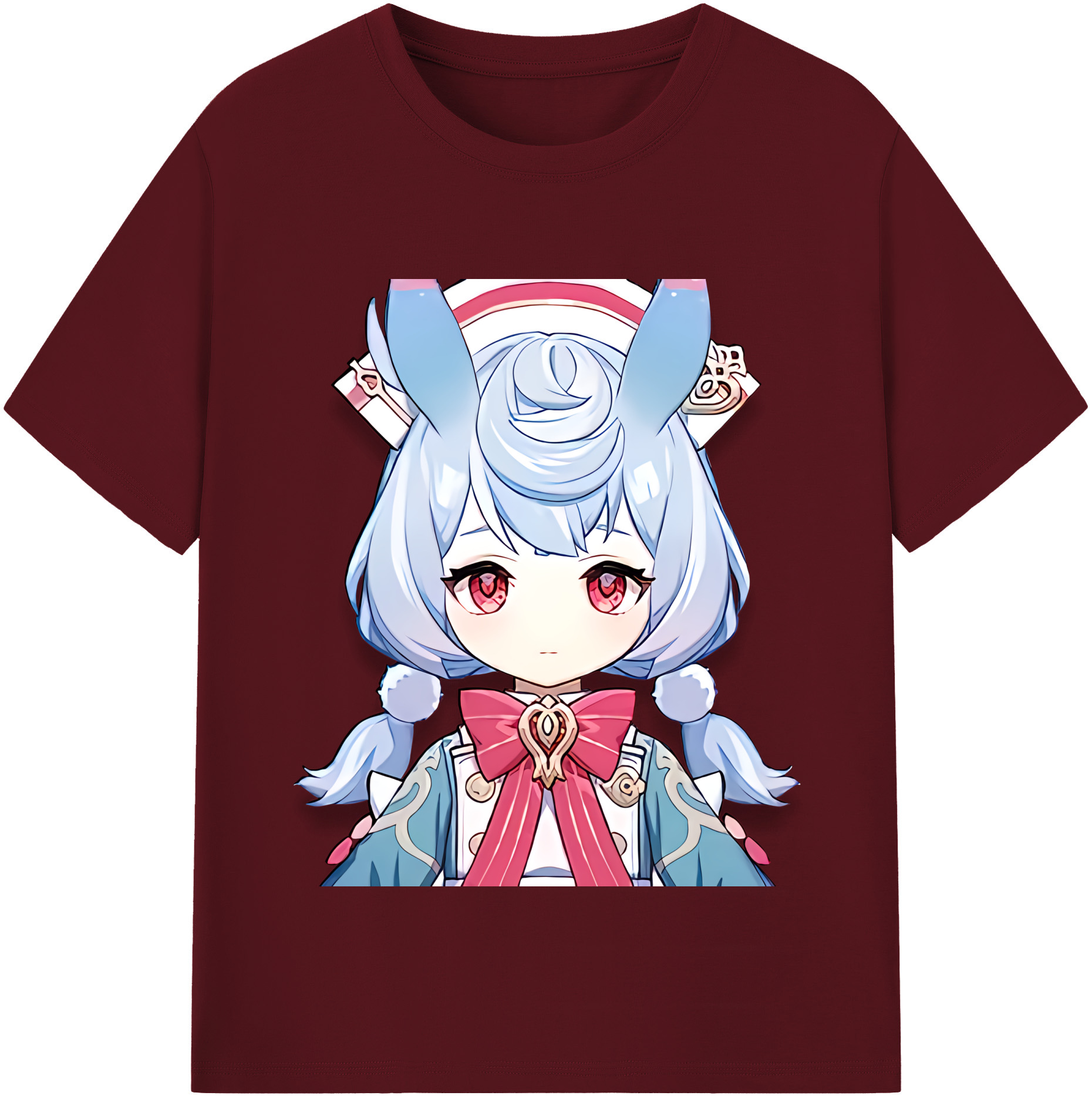 げんし神 シゲウィン genshin Shigewin 綿100％半袖Tシャツ（フロントプリント）